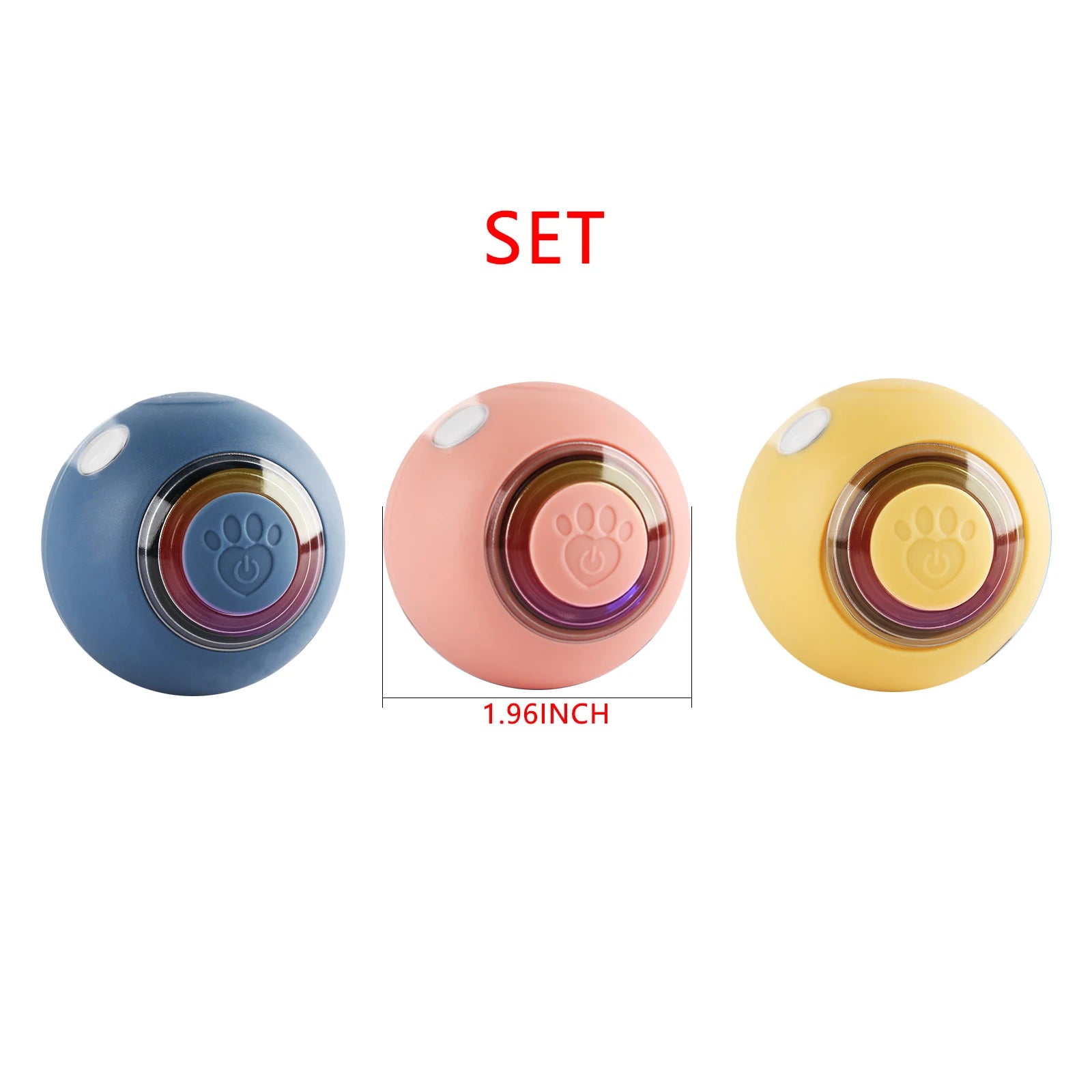 Dog Toy Ball Electronic Smart Interactive Pet Toy Ball USB Automatic Bouncing Rolling Toy Ball with RGB Lights Puppy Cat Product