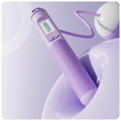 Counting Jump Rope ball Anti-Skid Handle Cordless Weighted Jump Rope for Home Use Portable Weight Loss for Indoor Outdoor