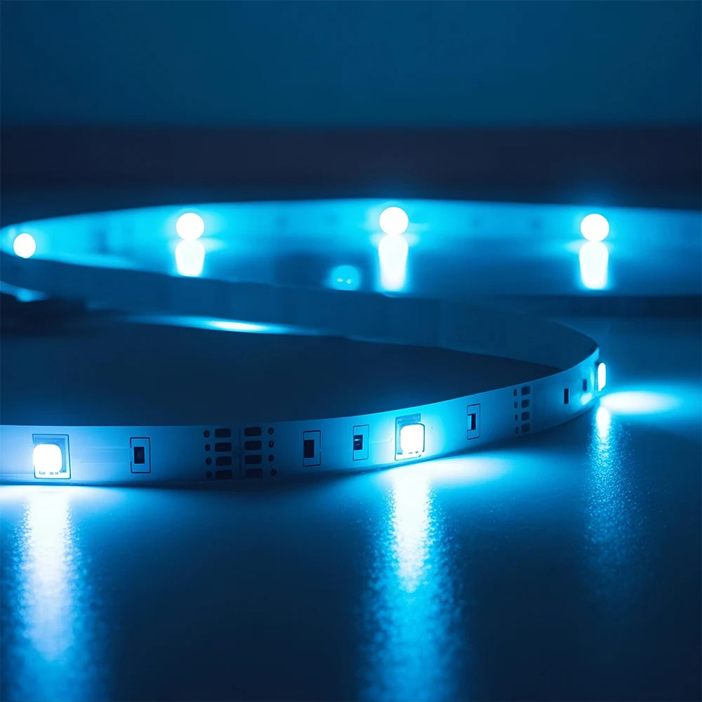 GIPOYENT TV LED Backlight Light Strip Bluetooth APP Control Music Sync RGB Color Changi Backlight For TV 32-60 Inch 3M-10M