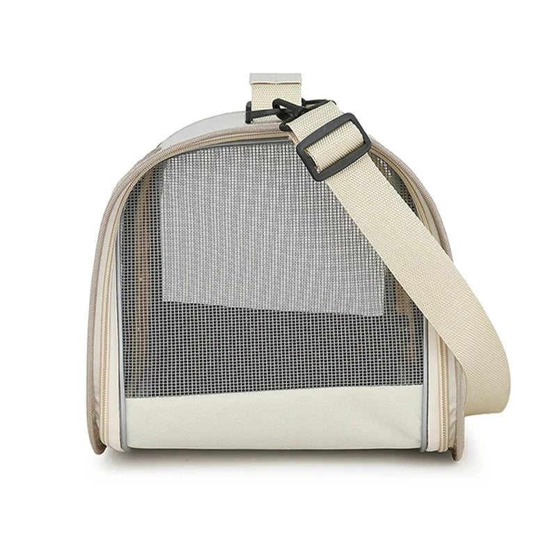 Portable Pet Carrier Bag for Small Dogs Cats Outdoor Foldable Cat Bag Breathable Cat Shoulder Bag Kitten Carrying Bag