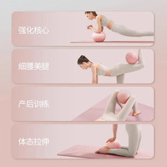 Ballon de fitness pour femmes, épais, anti-explosion, diamètre 25 cm, mini ballon d'entraînement pour Pilates, sculptant les jambes et les hanches