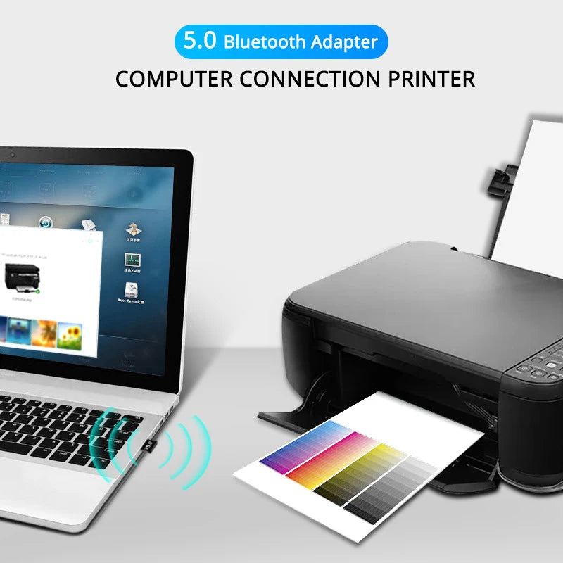 Bluetooth Adapter for Pc Usb Bluetooth 5.3 Dongle Bluetooth 5.0 Receiver for Speaker Mouse Keyboard Music Audio Transmitter