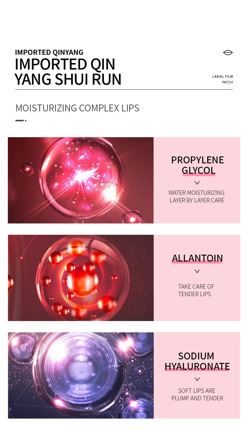 10pcs SADOER Fruits Moisturizing Lip Mask Lips Skin Care Nourishing Hydrating Crystal Collagen Gel Lip Patches Lips Plumper