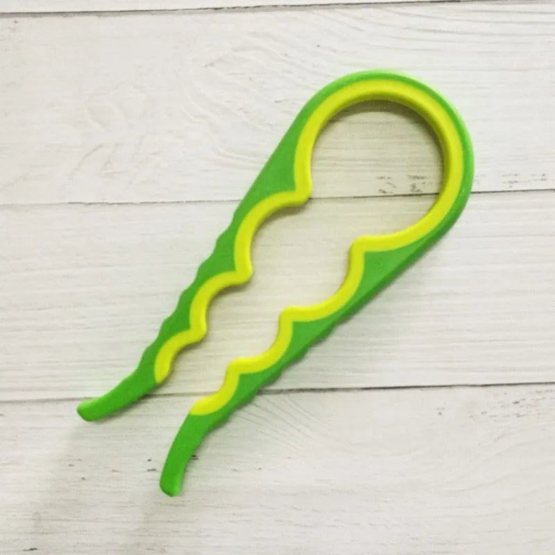 Ouvre-bocal 4 en 1, clé à prise facile, pratique, robuste, ouvre-bouteille, canette, bière, outils de dévissage de couvercle, gadgets de cuisine portables