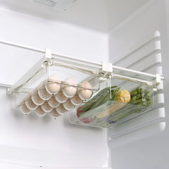 Caja de almacenamiento de huevos para refrigerador, estilo cajón, para alimentos, frutas y huevos, soporte para huevos, caja de plástico para mantener frescos los huevos.