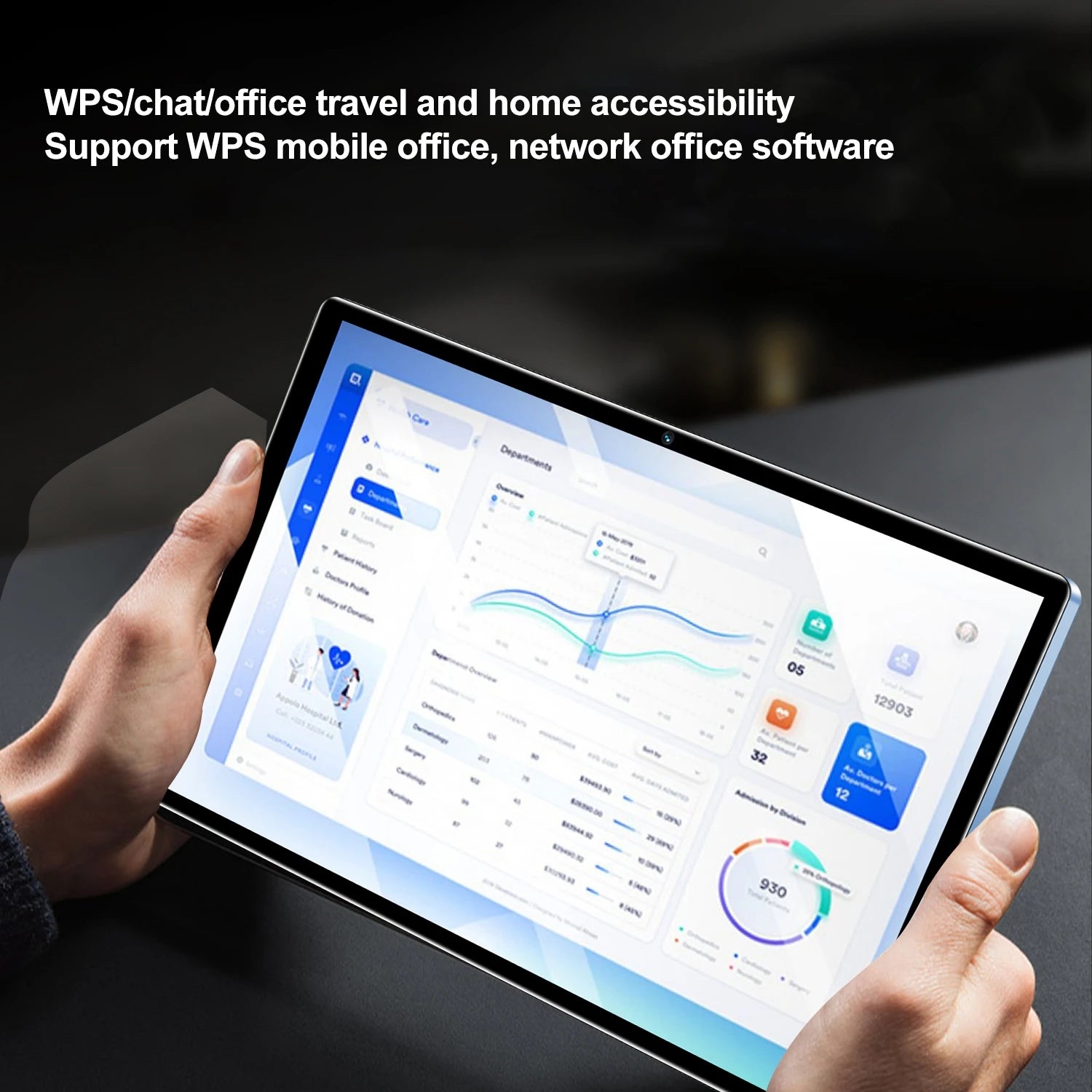 New 4G Pad Y7-BDF 10.1 Inch Android Tablets Octa Core 8GB RAM 256GB ROM 4G LTE 5G WiFi Tablet Pc Double SIM Card HD Display