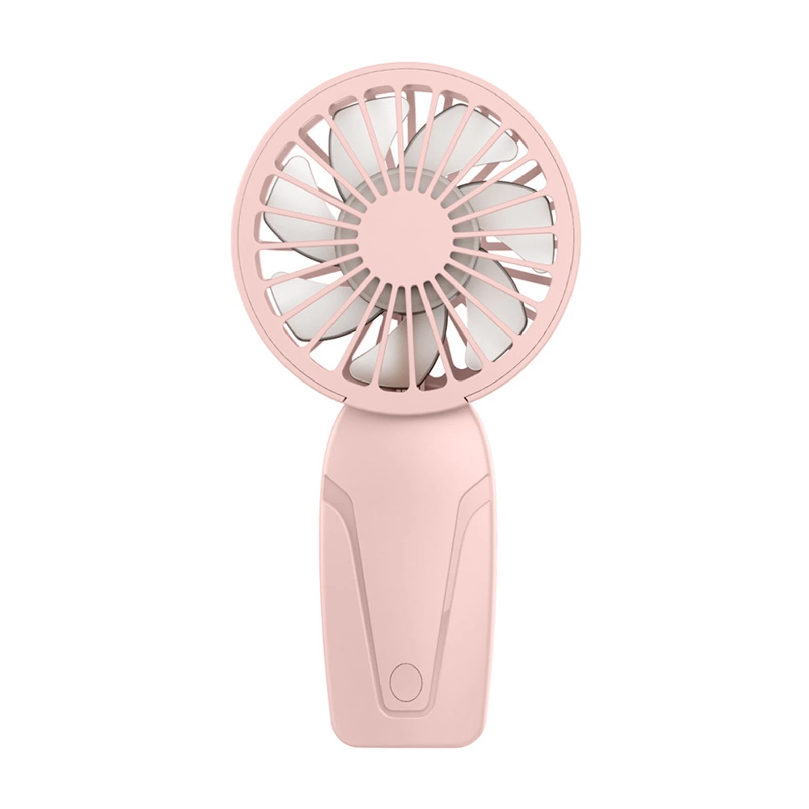Ventilador portátil pequeño de mano ABS ligero y de aspecto bonito, mini ventilador recargable por USB para enfriar en cualquier lugar. Mini ventilador portátil de bolsillo.