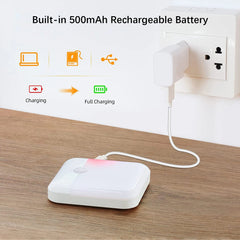 Veilleuse LED sans fil, lanterne murale rechargeable avec détecteur de mouvement, idéale pour le camping, l'été, les escaliers, les placards, la cuisine et les toilettes.
