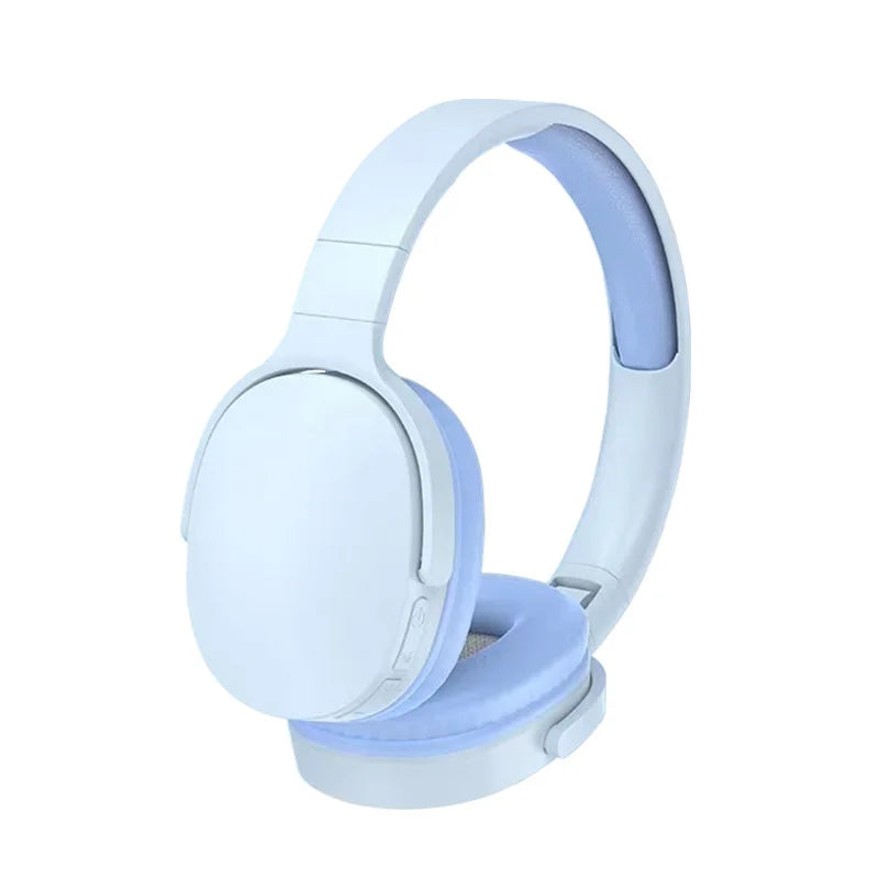P2961 Bluetooth Headphone Over Ear Stereo HIFI Headset True Wireless Sports With Earphone TF/AUX Music Player with MIC for Gift