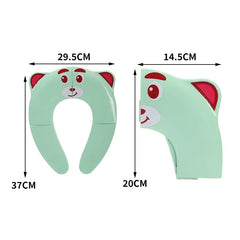 Portable Kids Travel Potty Seat Pad Baby Folding Toilet Training Seat Cover Toddler Urine Assistant Cushion Children Pot Seater