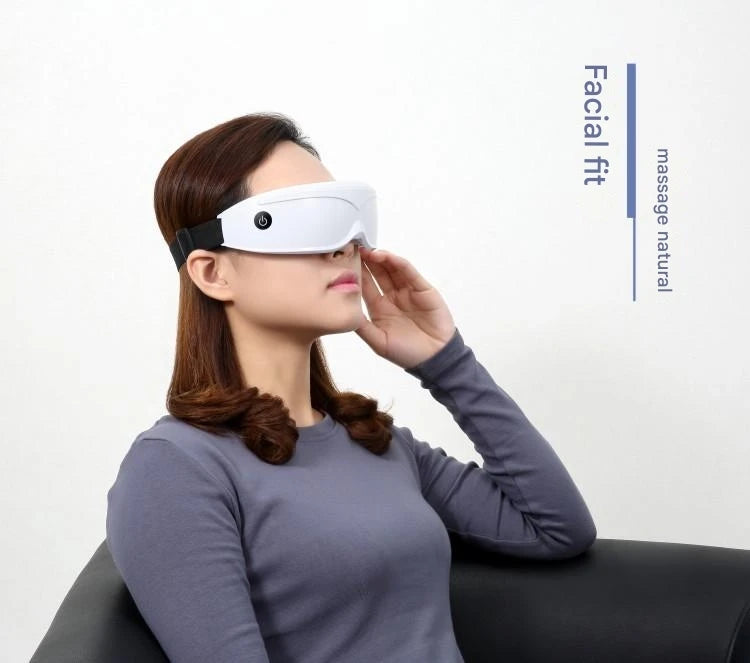 Masseur oculaire à thérapie magnétique, vibrateur, instrument de massage oculaire intelligent, 9 modes, soulage la fatigue, massage des globes oculaires