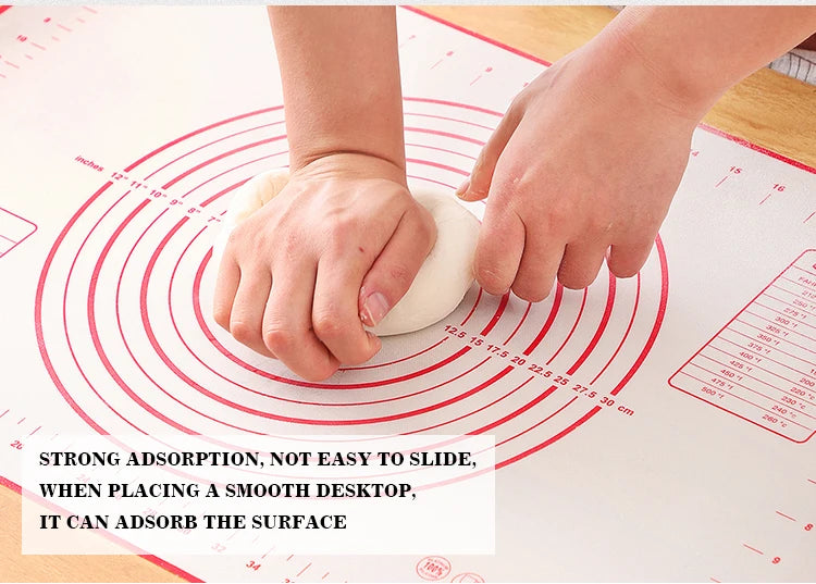 BUYYES 1PCS Tapis de cuisson en silicone Tapis de pétrissage Tapis de pâte Pizza Gâteau Pâte Maker Cuisine Cuisson Grill Antiadhésif Gadgets Ustensiles de cuisson