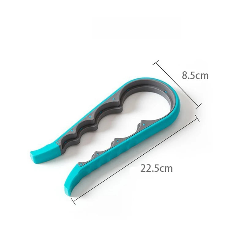 Ouvre-bocal 4 en 1, clé à prise facile, pratique, robuste, ouvre-bouteille, canette, bière, outils de dévissage de couvercle, gadgets de cuisine portables