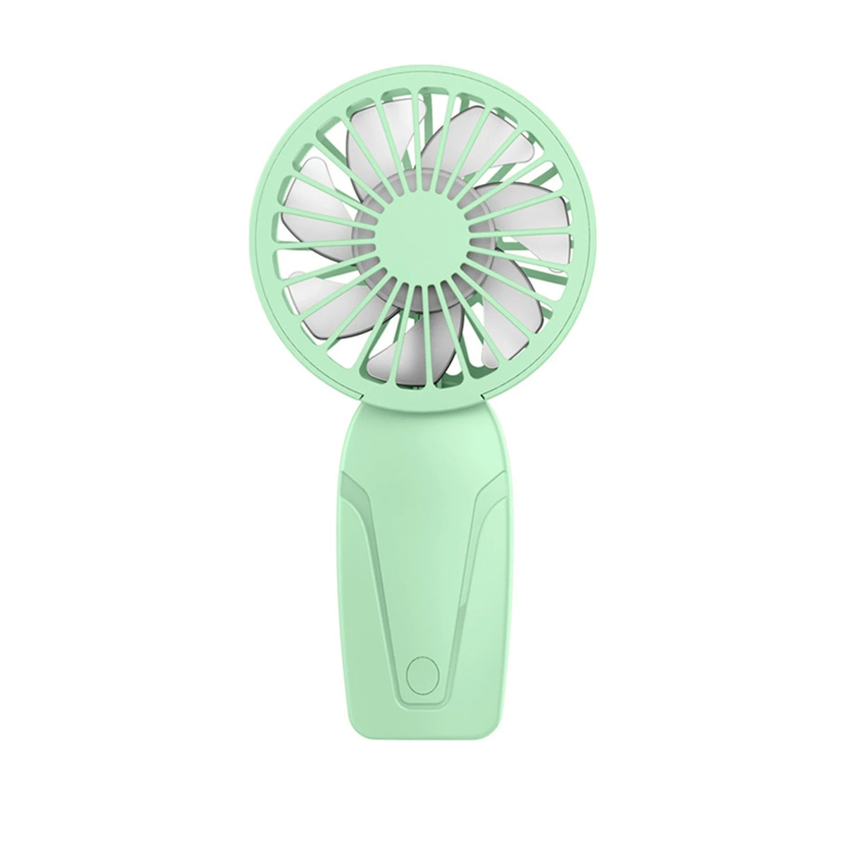 Ventilador portátil pequeño de mano ABS ligero y de aspecto bonito, mini ventilador recargable por USB para enfriar en cualquier lugar. Mini ventilador portátil de bolsillo.