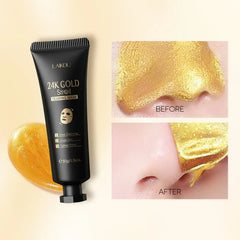 Masque LAIKOU 24K Gold SNAIL TEARING, nettoyant en profondeur, élimine les points noirs, soin du visage, 50 g