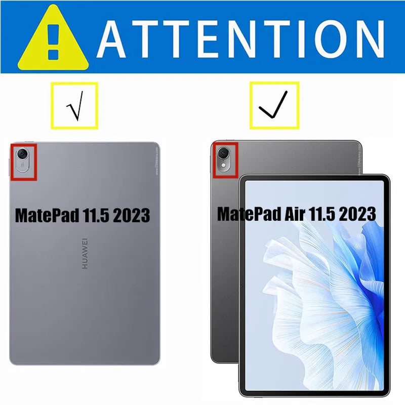 Tablet Case For Huawei MatePad 11.5 11 5 inch 2023 Stand Cover for HUAWEI MatePad Air 11.5" DBY2-W00 DBY2-AL00 DBY2Z-AL00 Funda