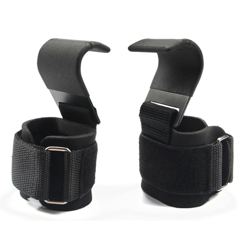 Poignées d'haltérophilie avec bandes de poignet, sangle de poignet, barre de musculation, sangle de poids, tractions, gants d'haltérophilie