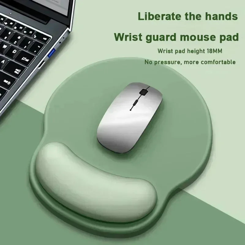 Gradient color mouse pad comfortable wrist rest non-slip mouse pad soft mouse pad wrist rest computer desktop silicone mouse pad