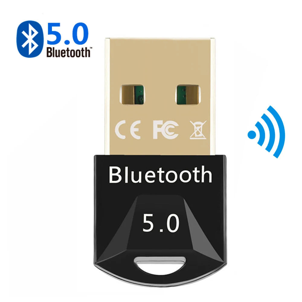 Bluetooth Adapter for Pc Usb Bluetooth 5.3 Dongle Bluetooth 5.0 Receiver for Speaker Mouse Keyboard Music Audio Transmitter