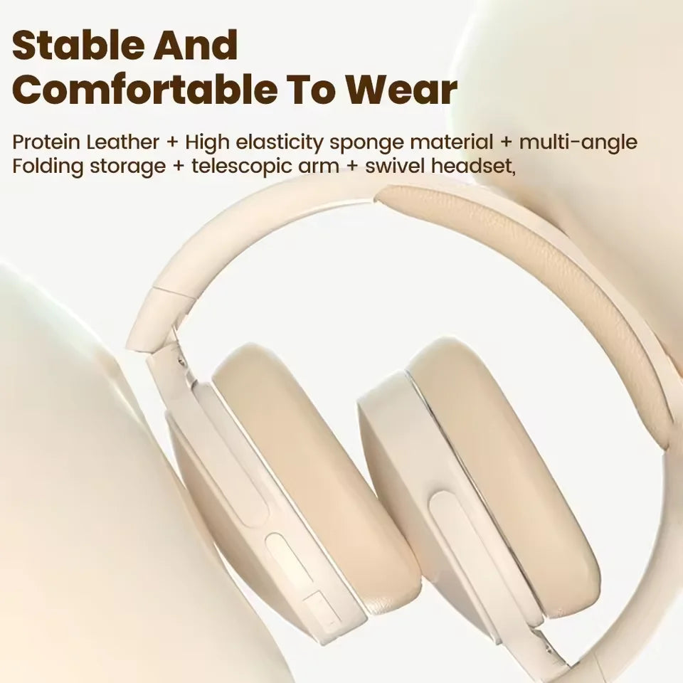 P2961 Bluetooth Headphone Over Ear Stereo HIFI Headset True Wireless Sports With Earphone TF/AUX Music Player with MIC for Gift