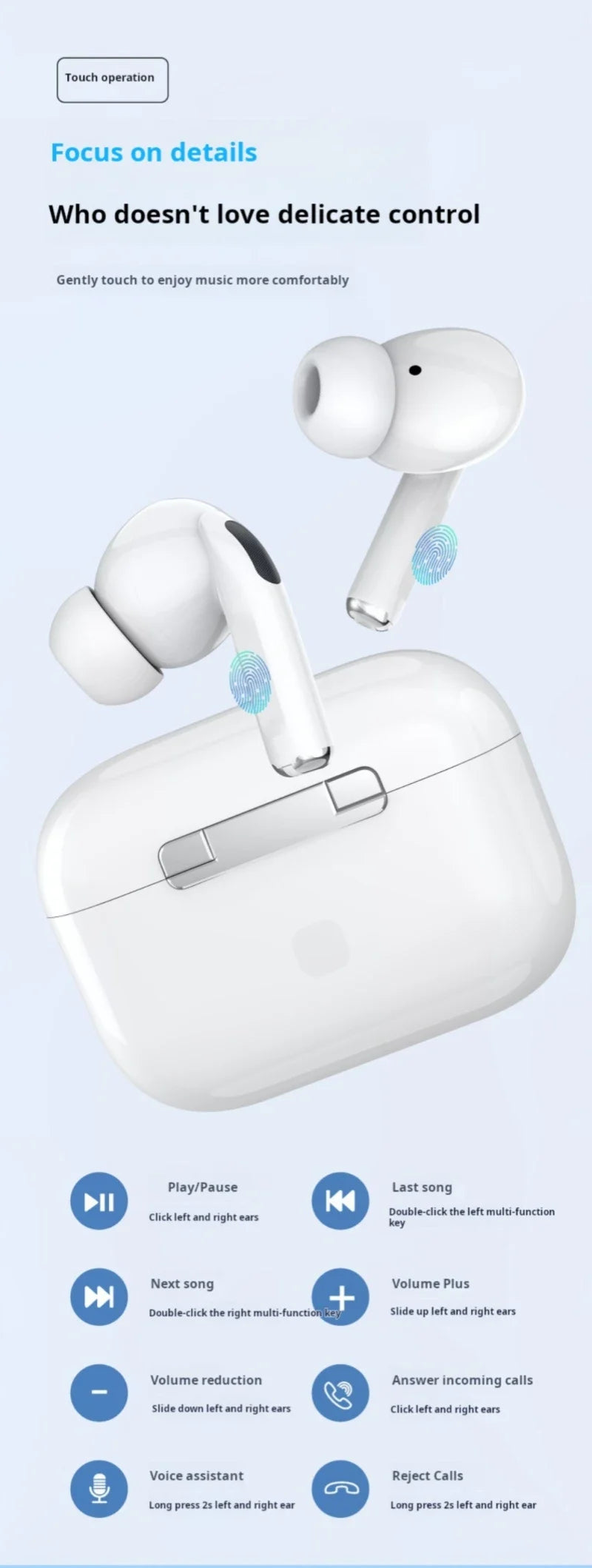 Original Sony Air Earphone TWS Bluetooth Headset HiFi Wireless Headphone Mic Noise Reduction Earbuds Sport Motion Pods Cable