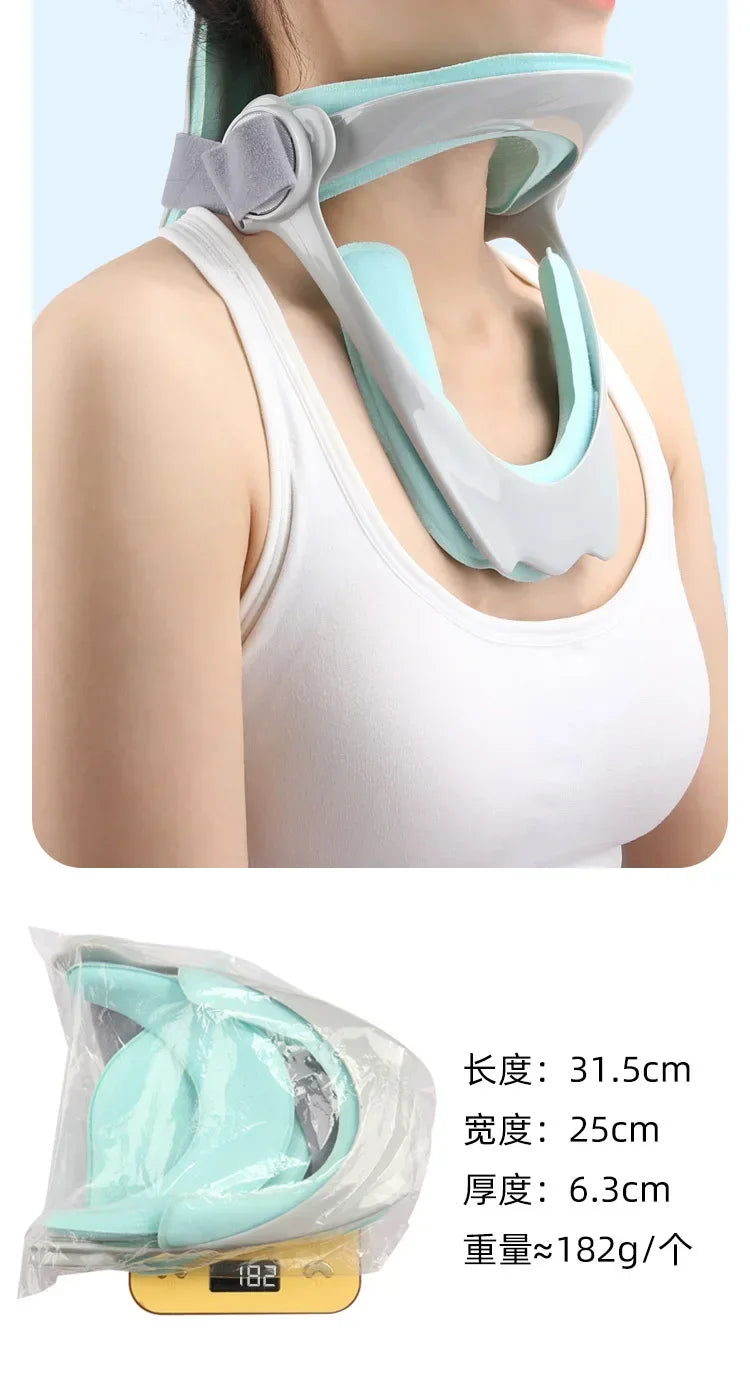 Adjustable Cervical Traction Device Posture Corrector Cervical Collar Neck Braces Support Stretcher Spine Protector Pain Relief