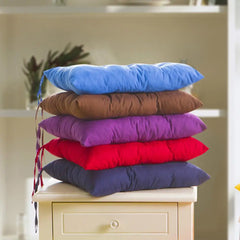 40cm Seat Cushion Seat Pad Pillow Fixed Rope Breathable Non-Slip Chair Cushion Nap Pillows Home Office Sofa Cushion Throw Pillow