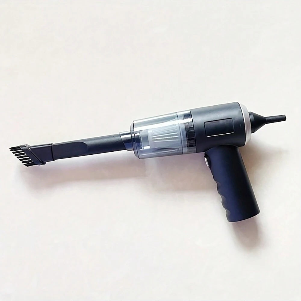 Aspiradora 3 en 1 con succión y soplado integrados, aspiradora combinada con carga USB, aspiradora pequeña para coche y hogar.