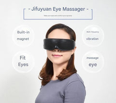 Masseur oculaire à thérapie magnétique, vibrateur, instrument de massage oculaire intelligent, 9 modes, soulage la fatigue, massage des globes oculaires