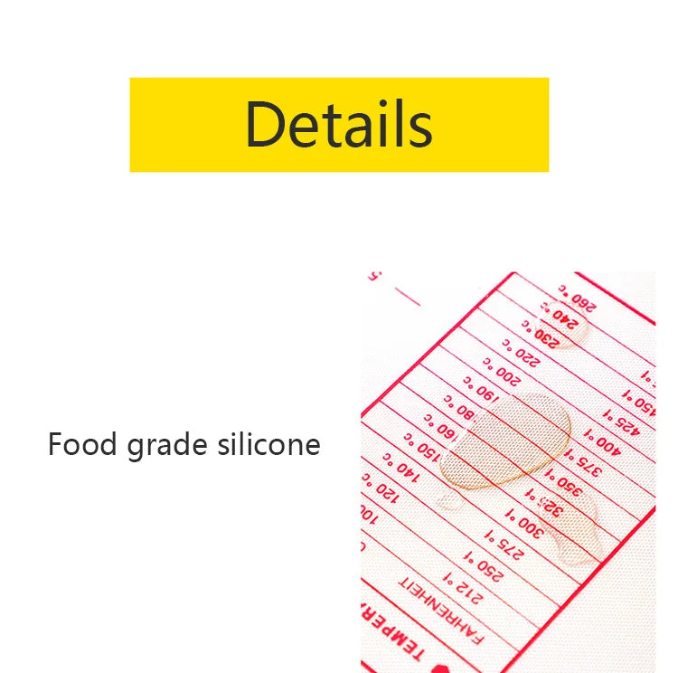 BUYYES 1PCS Tapis de cuisson en silicone Tapis de pétrissage Tapis de pâte Pizza Gâteau Pâte Maker Cuisine Cuisson Grill Antiadhésif Gadgets Ustensiles de cuisson