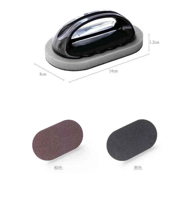 Magic Sponge Nano Eraser Rust Remover Brush with Handle Pot Brush Easy Cleaning Decontamination Kitchen Cleaning Tools
