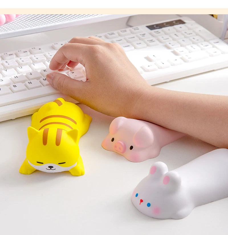New Cute Wrist Rest Support For Mouse Pad Computer Laptop Arm Rest For Desk Ergonomic Kawaii Slow Rising Squishy Toys