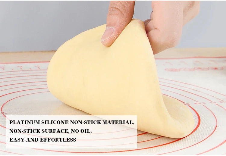 BUYYES 1PCS Tapis de cuisson en silicone Tapis de pétrissage Tapis de pâte Pizza Gâteau Pâte Maker Cuisine Cuisson Grill Antiadhésif Gadgets Ustensiles de cuisson