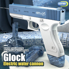 Pistolet à eau électrique, pistolet à eau automatique, grande capacité, jouet pour l'été, la plage, la piscine, les fêtes