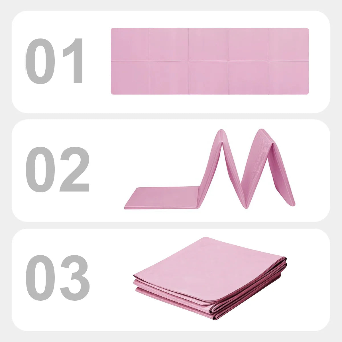 Tapis de yoga antidérapant en EVA de 4 mm d'épaisseur pour exercices, yoga, Pilates, gymnastique, équipement de fitness