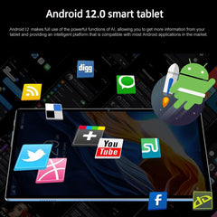 New 4G Pad Y7-BDF 10.1 Inch Android Tablets Octa Core 8GB RAM 256GB ROM 4G LTE 5G WiFi Tablet Pc Double SIM Card HD Display