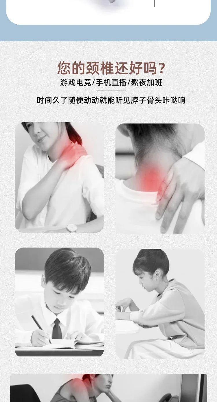 Adjustable Cervical Traction Device Posture Corrector Cervical Collar Neck Braces Support Stretcher Spine Protector Pain Relief