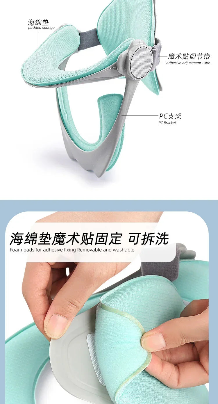 Adjustable Cervical Traction Device Posture Corrector Cervical Collar Neck Braces Support Stretcher Spine Protector Pain Relief