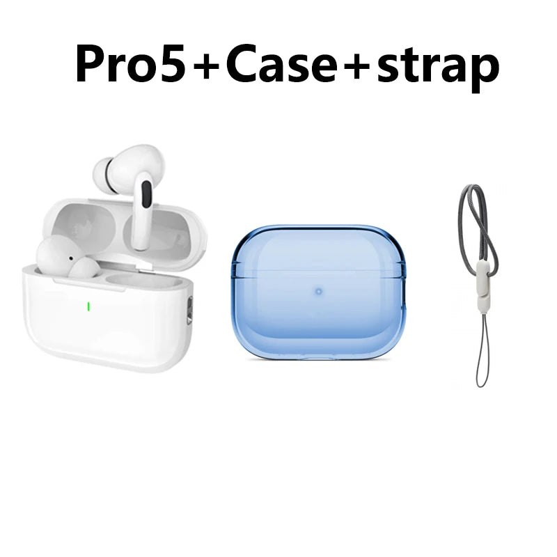 Original Pro 5 TWS Max Wireless Bluetooth Earphones Sport Earbuds  In Ear Noise Cancelling Headset For iPhone Android Headphone
