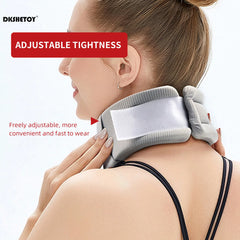 Soft Foam Neck Brace Support Adjustable Braces with Replacement Cover for Home School Office Travel
