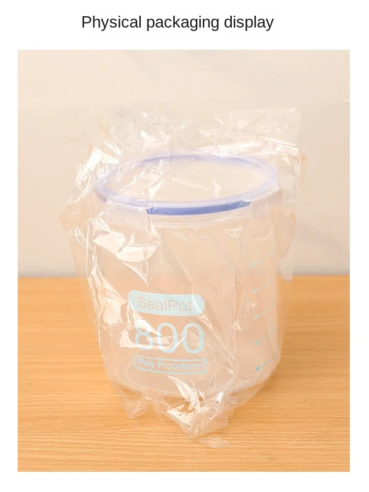 Tanque sellado de plástico de gran capacidad, cajón para verduras, cocina, organizador de almacenamiento de granos con báscula, caja sellada, frasco transparente, contenedor de especias