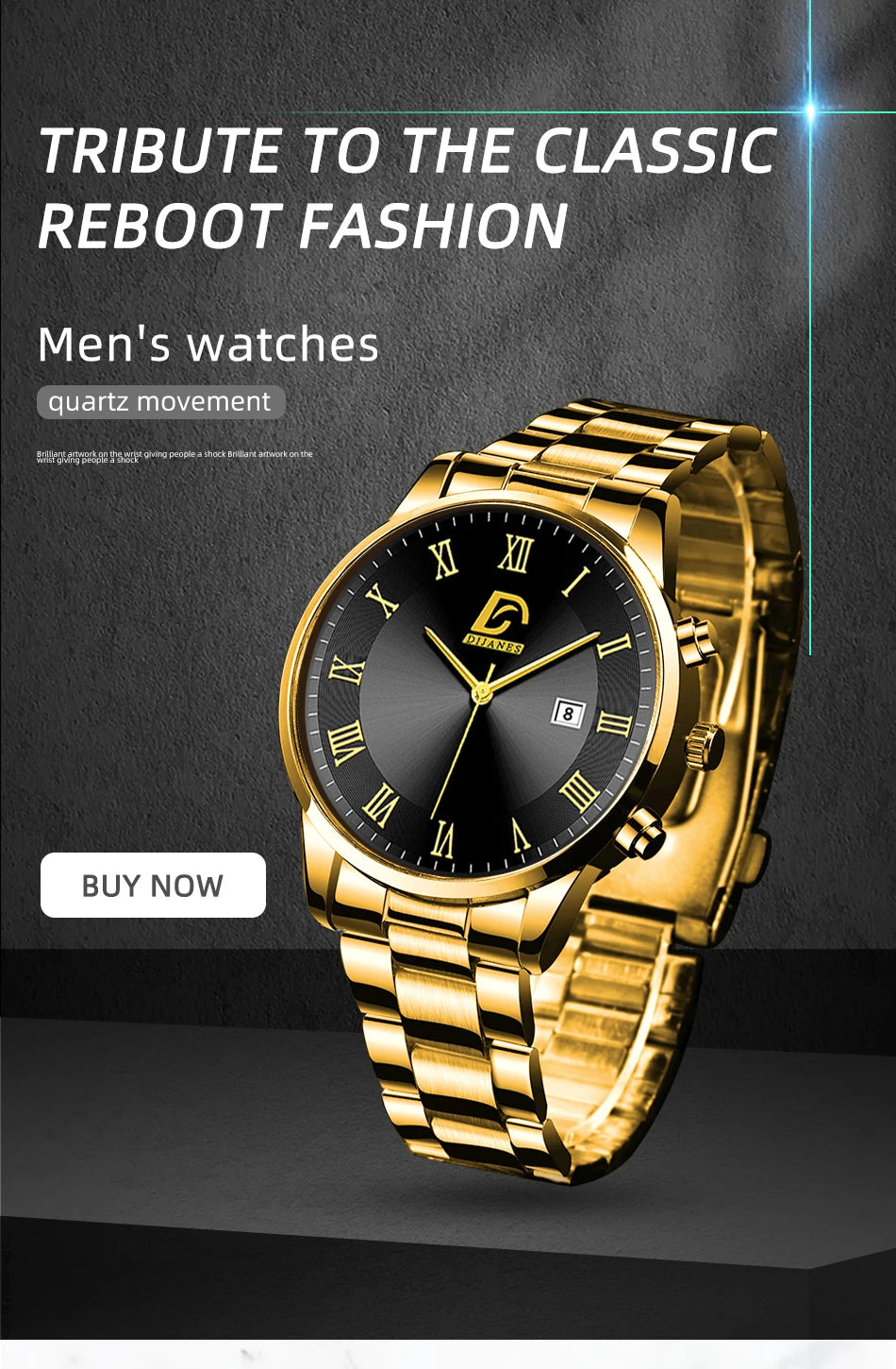 Montres à quartz minimalistes pour hommes, montre-bracelet de luxe en or, montre-bracelet pour hommes, montre-bracelet décontractée avec calendrier