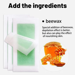 10/20/30/50/100 Pcs Depilatory Wax Strips Hair Removal Wax Paper Cold Wax Strips Paper For Face Neck Arm Leg Body Beauty Tools
