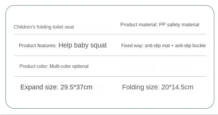 Portable Kids Travel Potty Seat Pad Baby Folding Toilet Training Seat Cover Toddler Urine Assistant Cushion Children Pot Seater