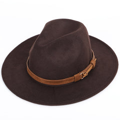 Men's Big-brimmed Felt Top Hat Photo Props Decoration Soft Display