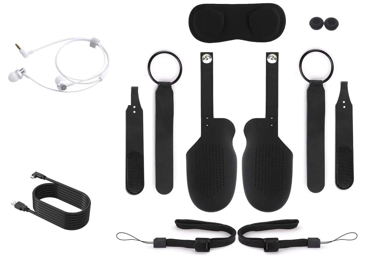 Meta Quest 2 VR Headset Bundle - 128GB SSD, Touch Controllers, 3D Audio, Link Cable & More!