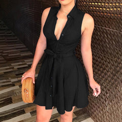Robe-chemise en jean
