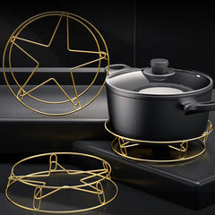 Kitchen Hollow Heat Insulation Pot Holder Steam Rack Household