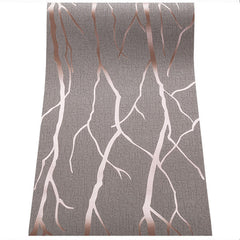 Modern Minimalist Line Three-dimensional Deerskin Velvet Wallpaper